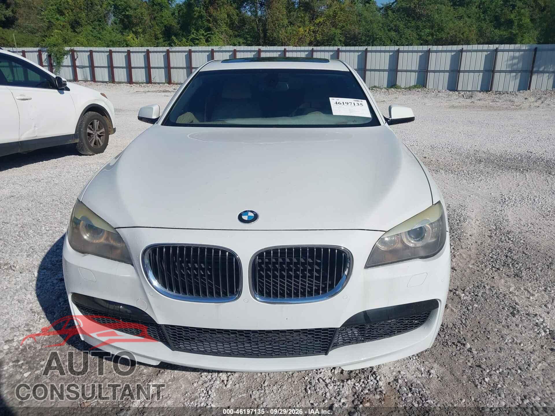 BMW 750LI 2012 - WBAKB8C59CC964122