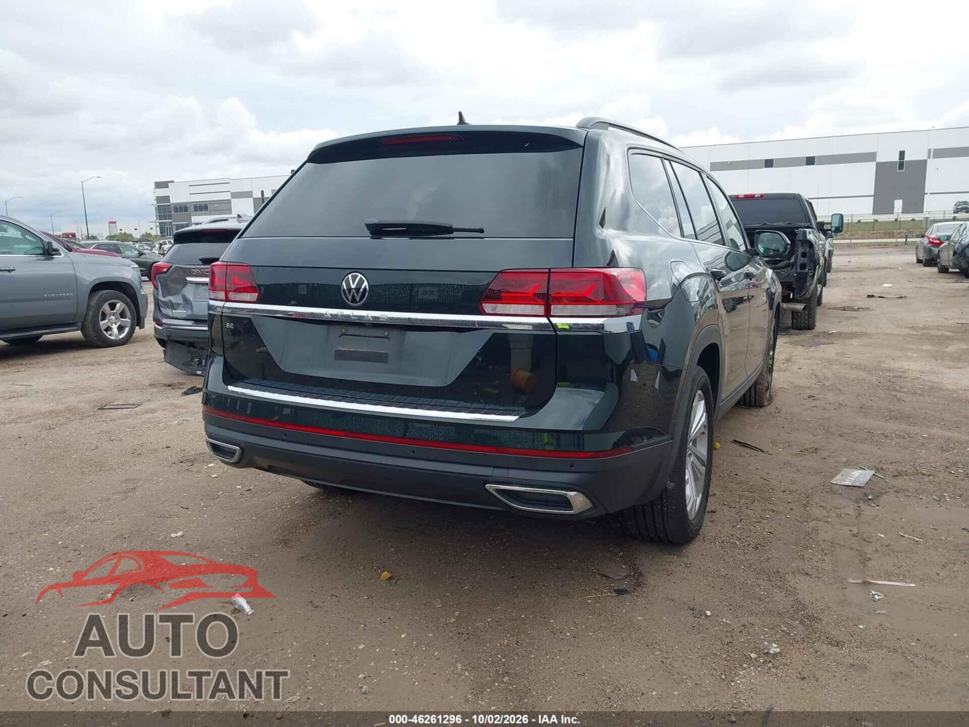 VOLKSWAGEN ATLAS 2021 - 1V2WP2CA1MC608425