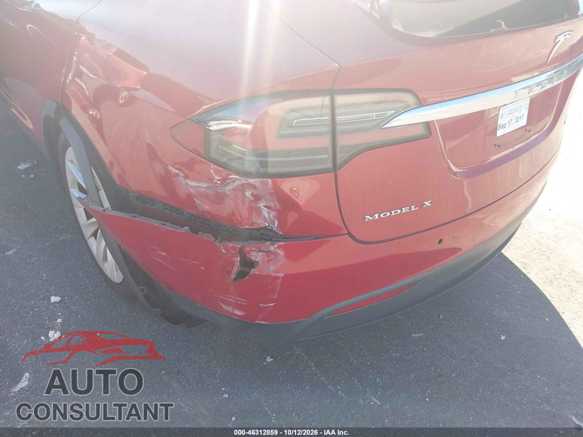 TESLA MODEL X 2017 - 5YJXCAE25HF044739