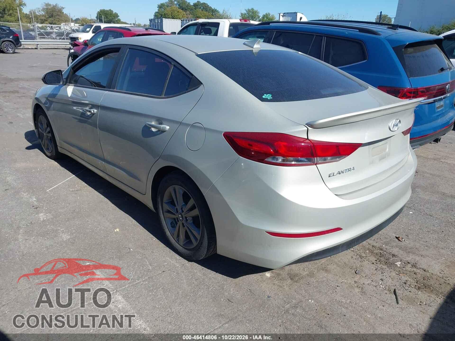 HYUNDAI ELANTRA 2017 - 5NPD84LF3HH016273