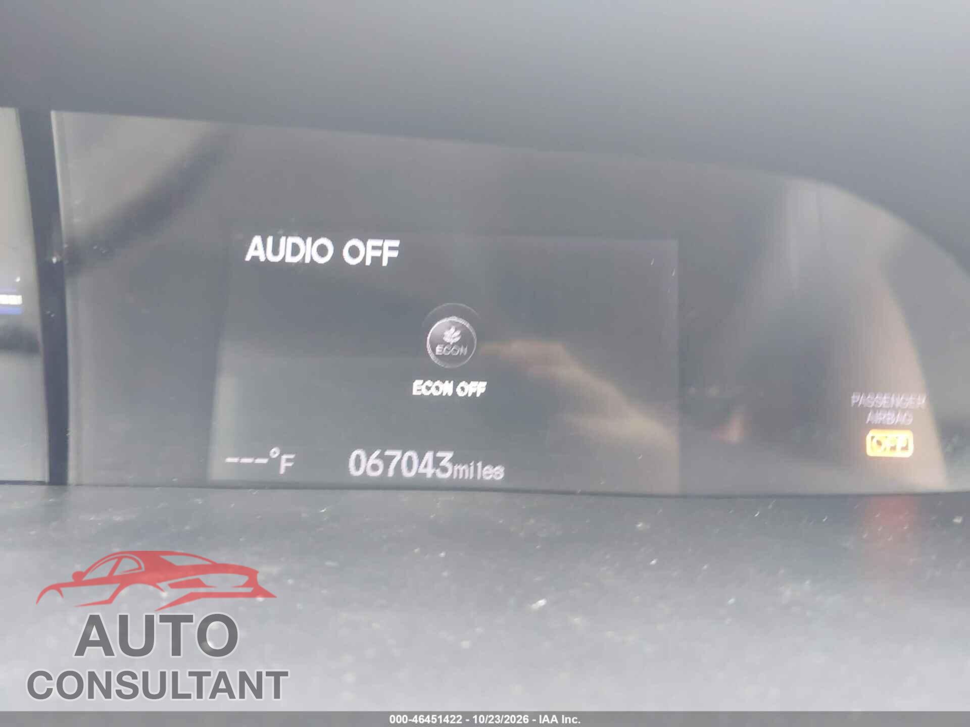HONDA CIVIC 2012 - 2HGFG3B82CH520552