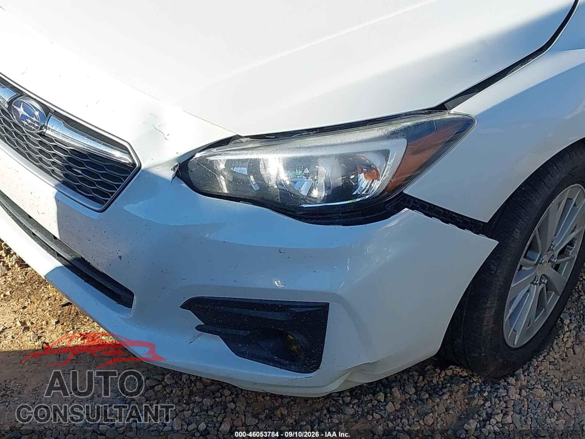 SUBARU IMPREZA 2017 - 4S3GTAD62H3709498