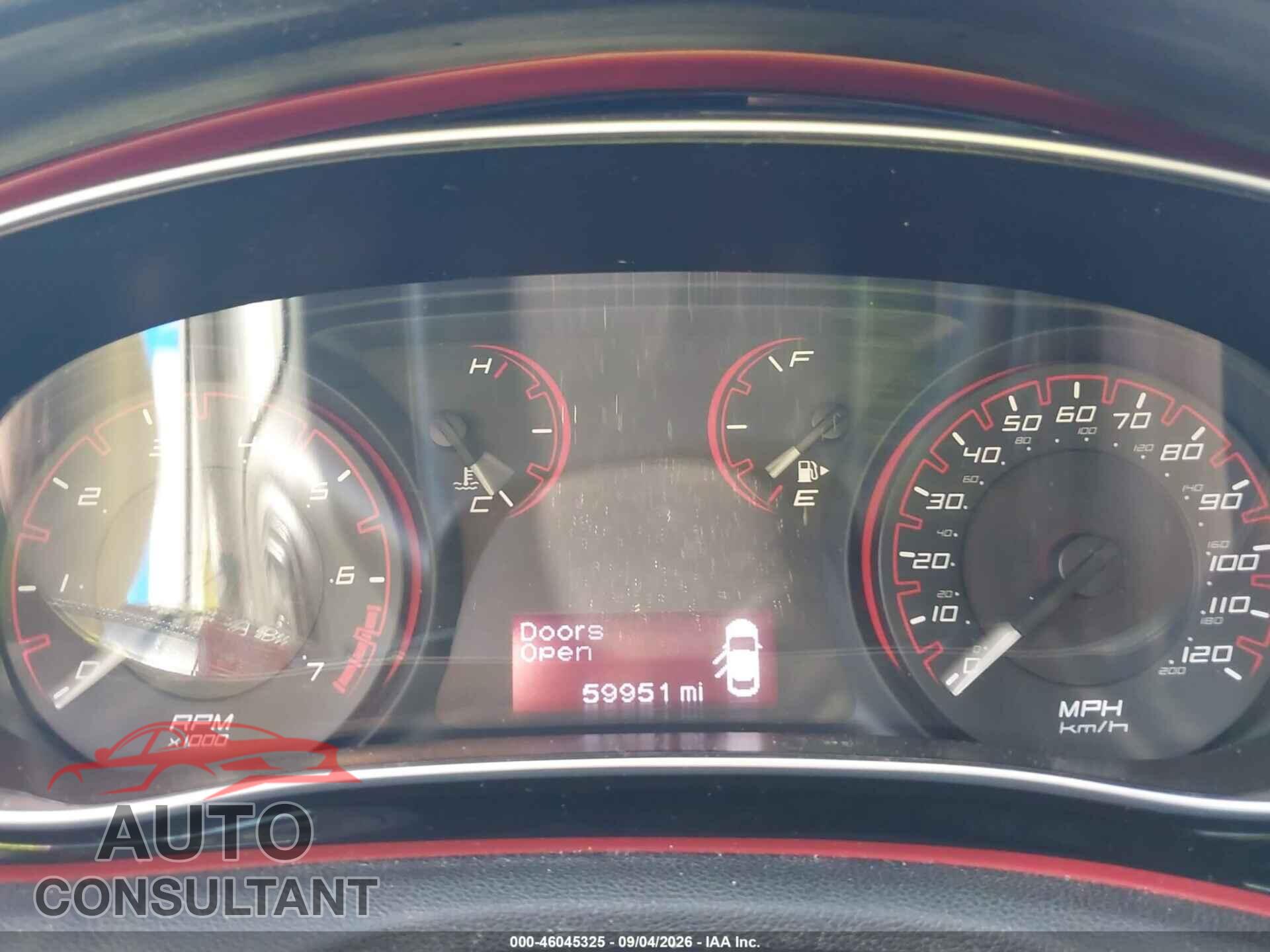 DODGE DART 2016 - 1C3CDFAA9GD555872