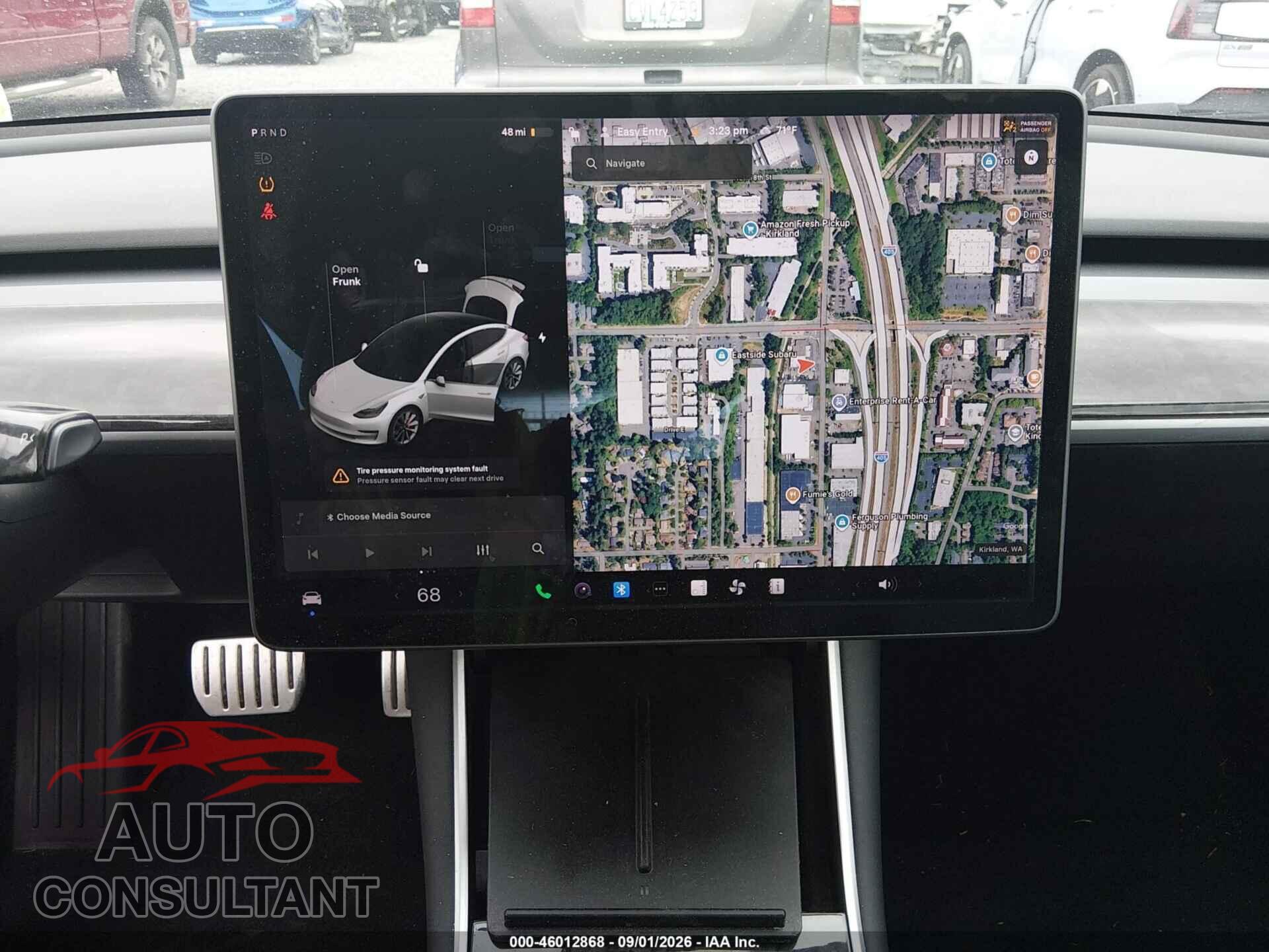 TESLA MODEL 3 2019 - 5YJ3E1EB2KF487186