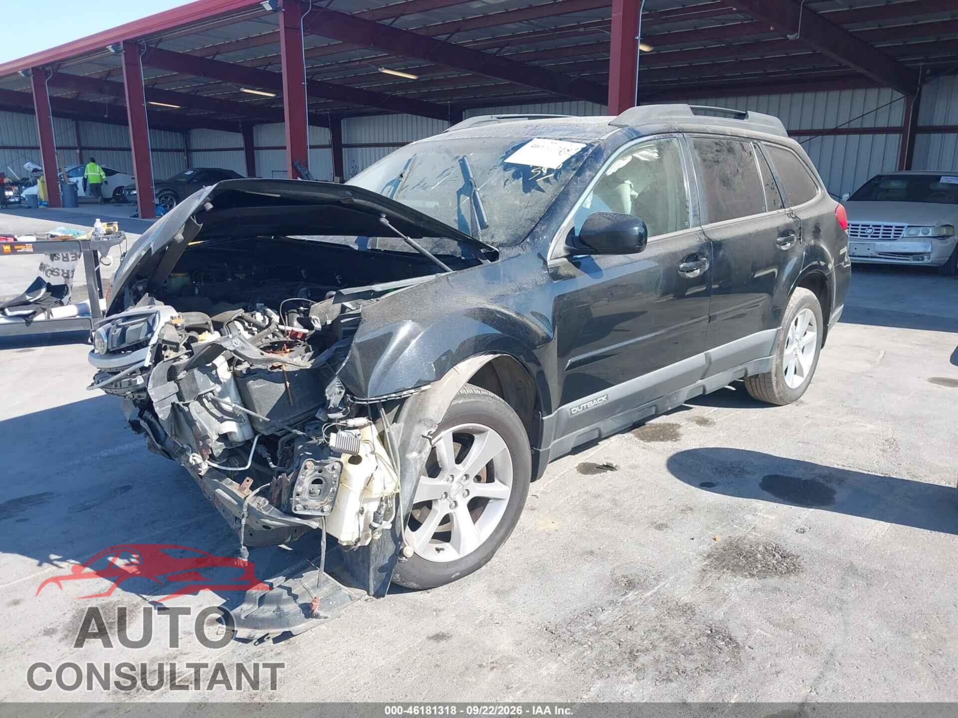 SUBARU OUTBACK 2014 - 4S4BRBLC2E3307283