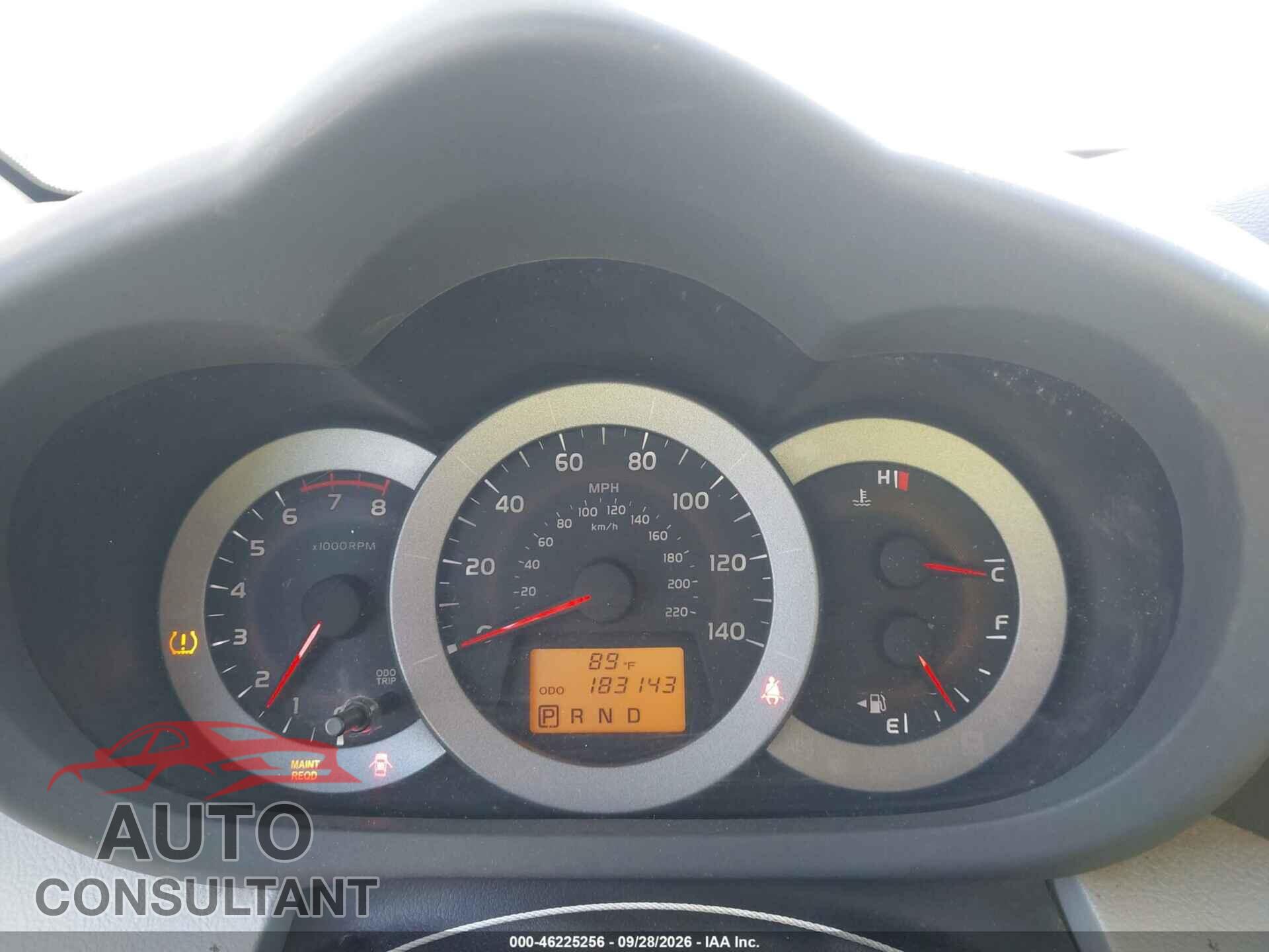 TOYOTA RAV4 2012 - 2T3KF4DV4CW137236
