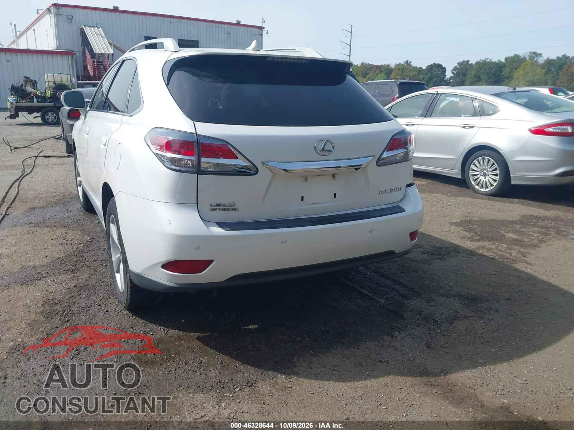 LEXUS RX 350 2013 - 2T2BK1BA6DC190702