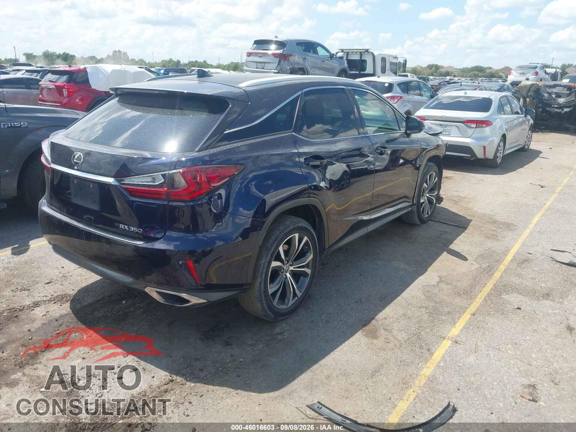 LEXUS RX 350 2017 - 2T2ZZMCA2HC070489