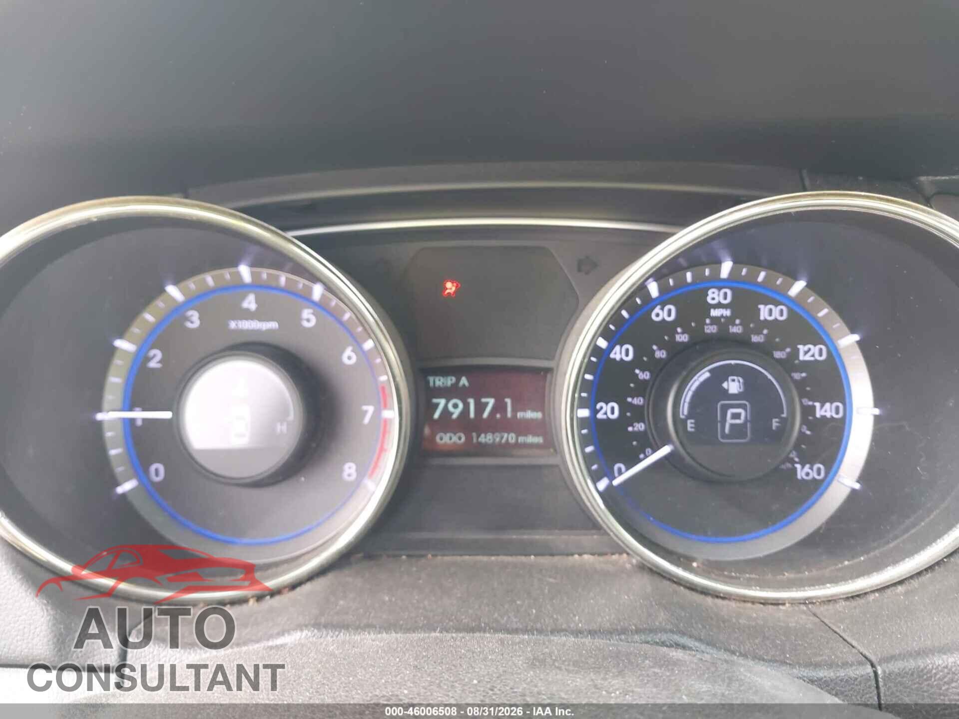 HYUNDAI SONATA 2012 - 5NPEB4AC1CH448769