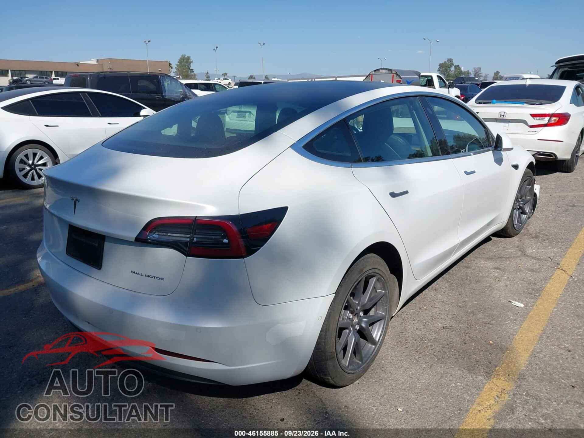 TESLA MODEL 3 2020 - 5YJ3E1EB1LF711405