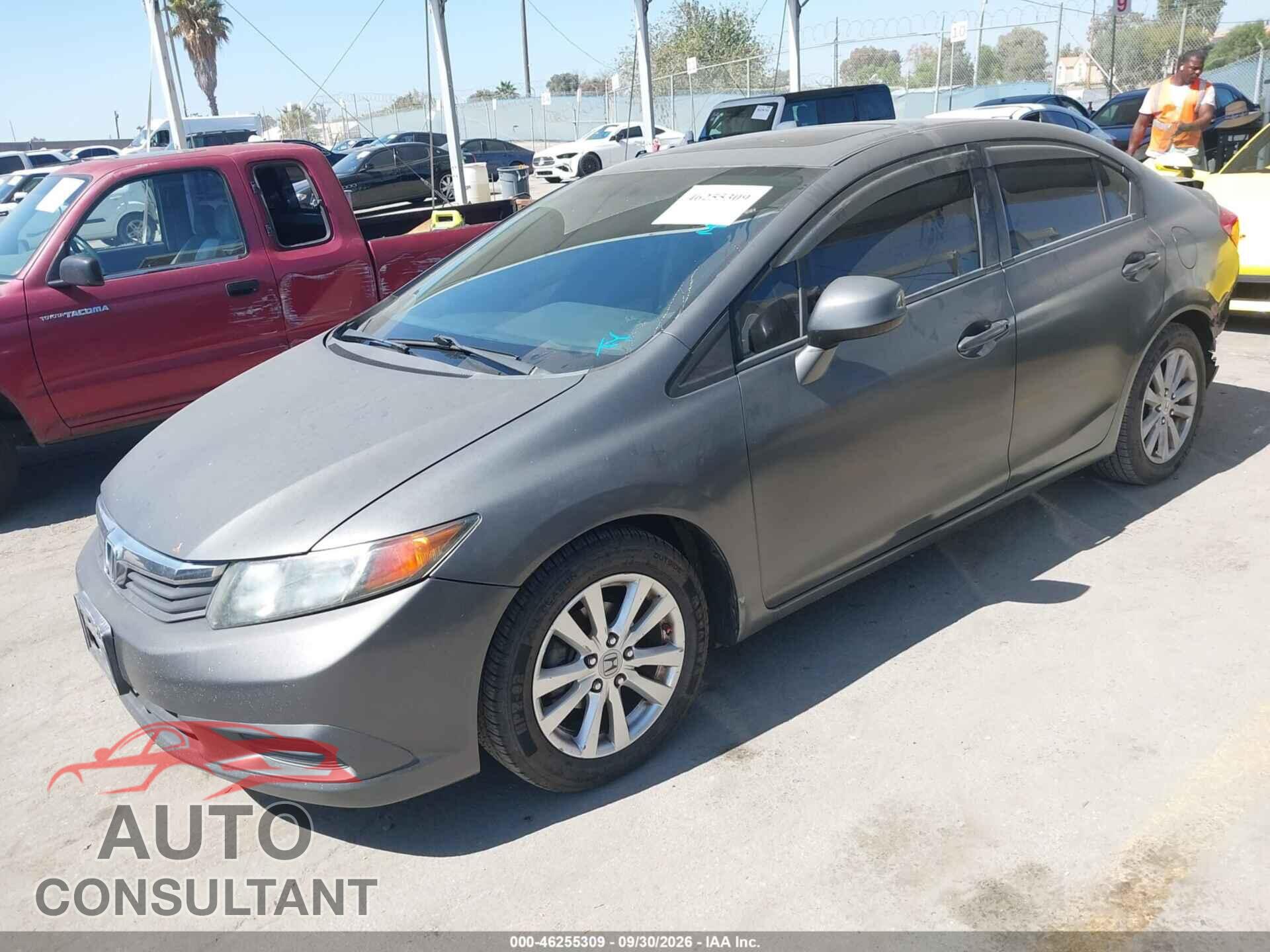 HONDA CIVIC 2012 - 19XFB2F87CE332722