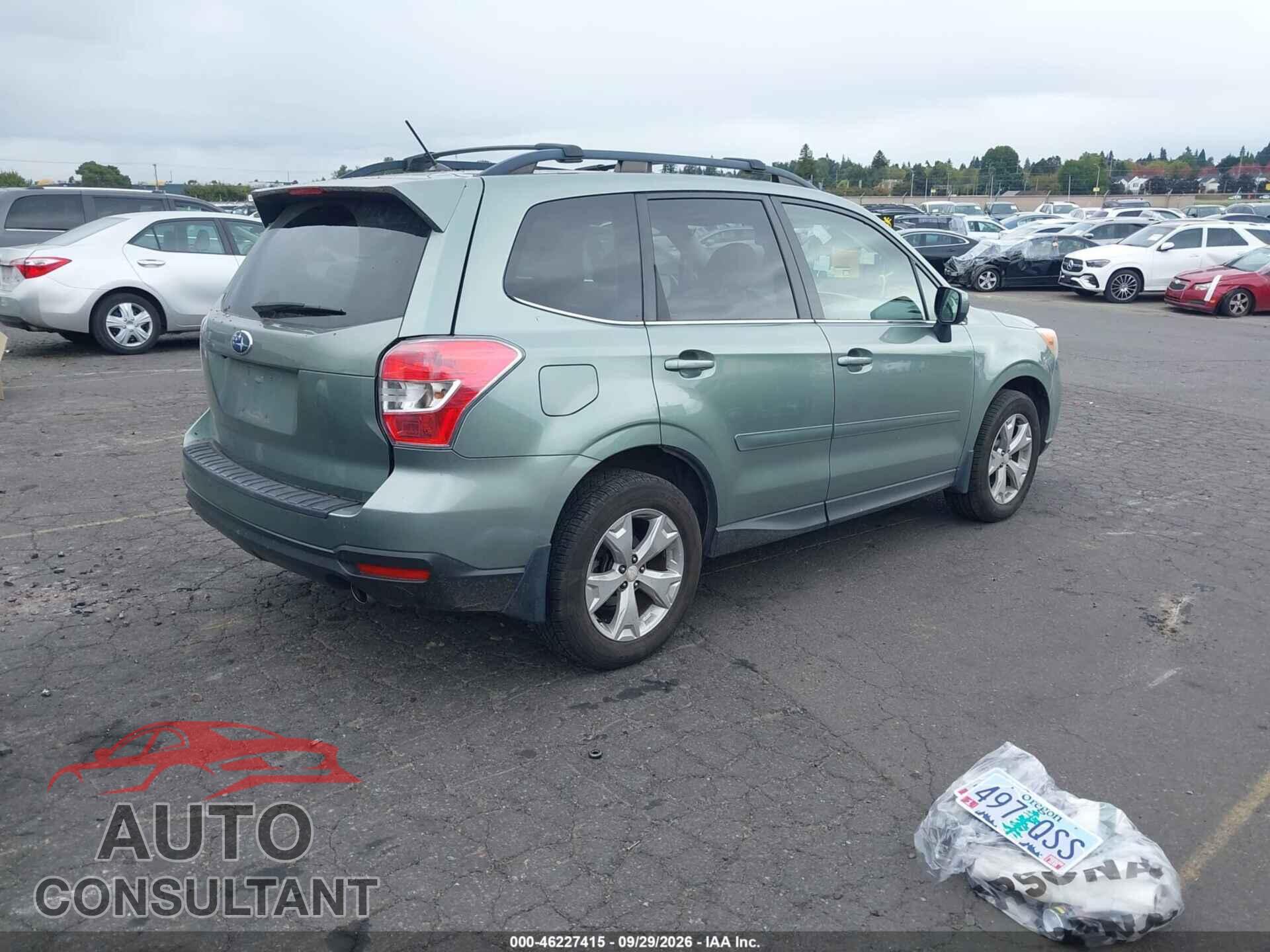 SUBARU FORESTER 2014 - JF2SJAHC2EH446249