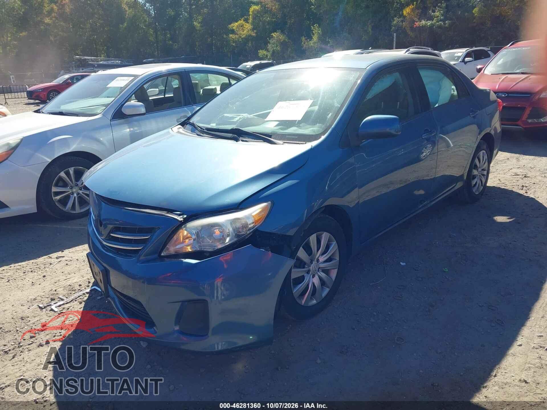 TOYOTA COROLLA 2013 - 5YFBU4EE5DP151405