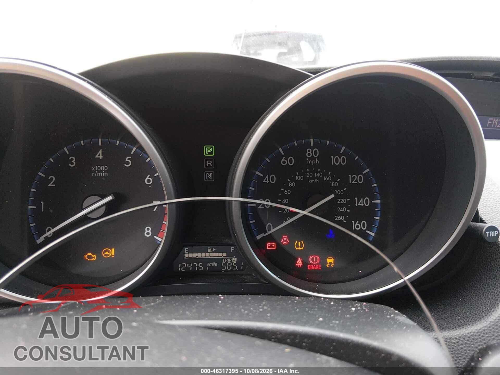 MAZDA MAZDA3 2012 - JM1BL1V72C1698637