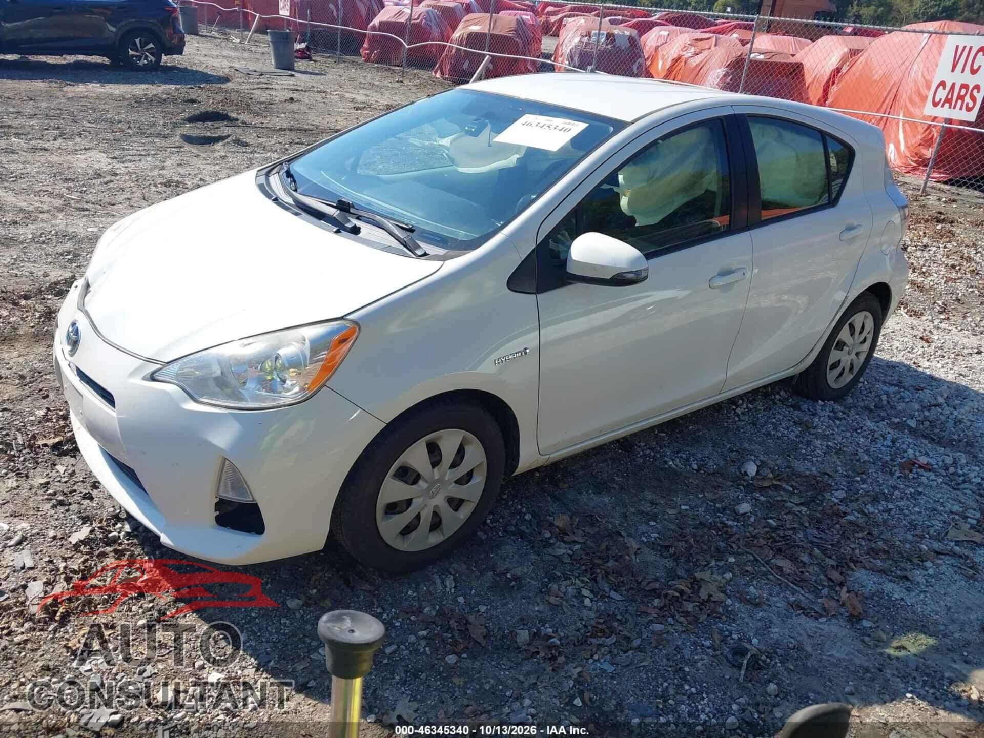 TOYOTA PRIUS C 2013 - JTDKDTB33D1552470