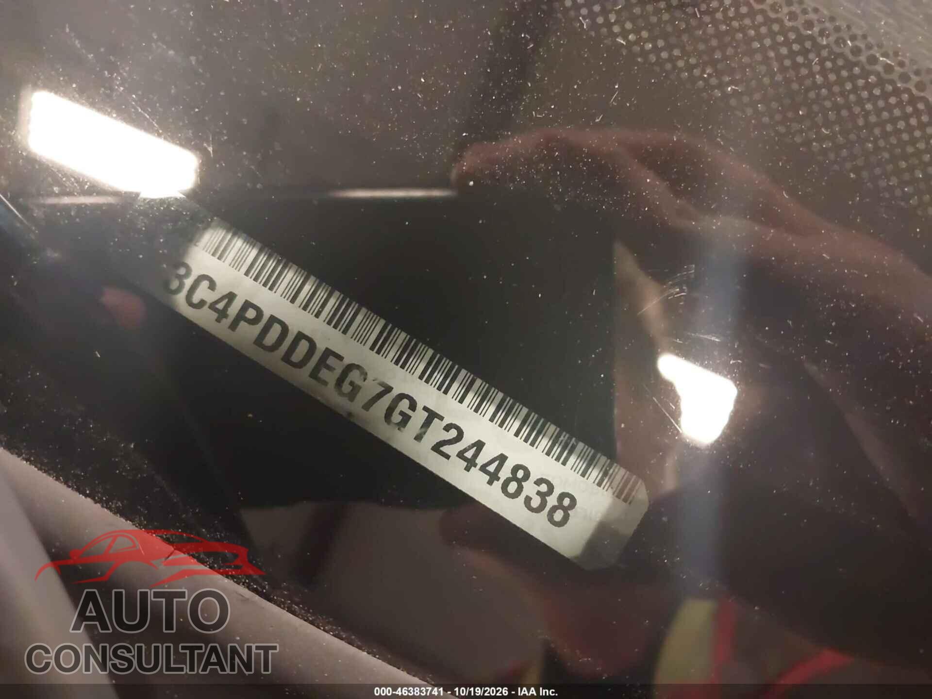 DODGE JOURNEY 2016 - 3C4PDDEG7GT244838