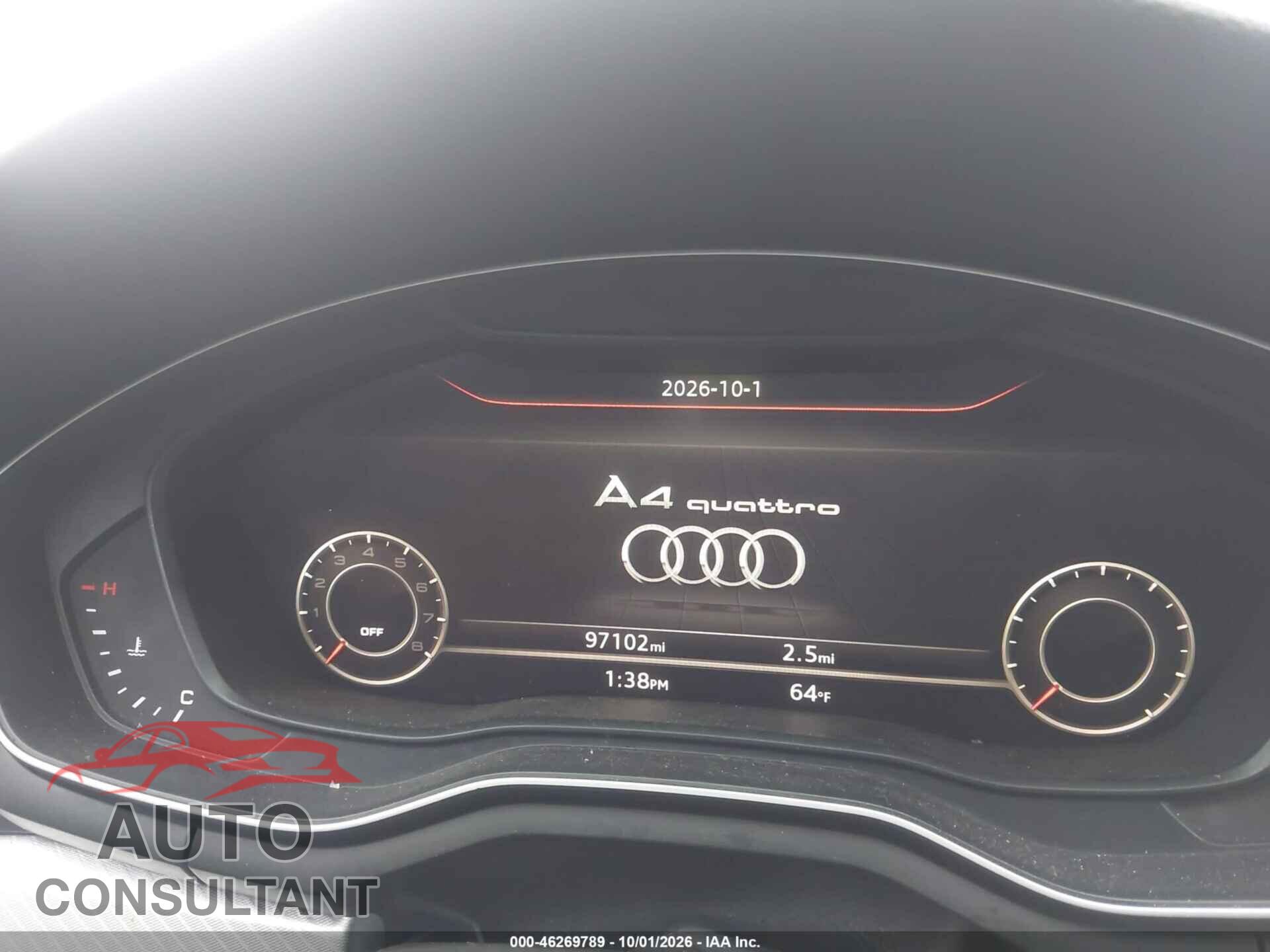 AUDI A4 2017 - WAUENAF42HN010211