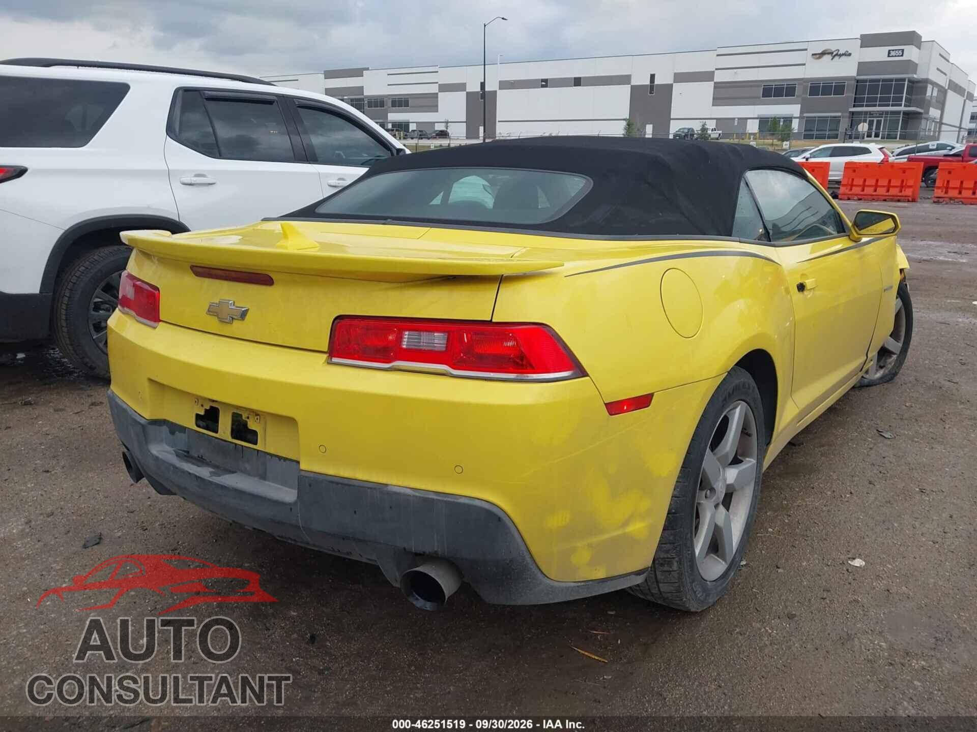 CHEVROLET CAMARO 2014 - 2G1FB3D35E9150332