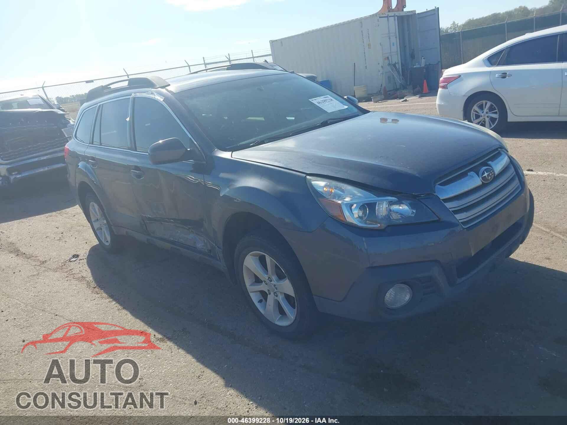 SUBARU OUTBACK 2014 - 4S4BRBDC9E3315668