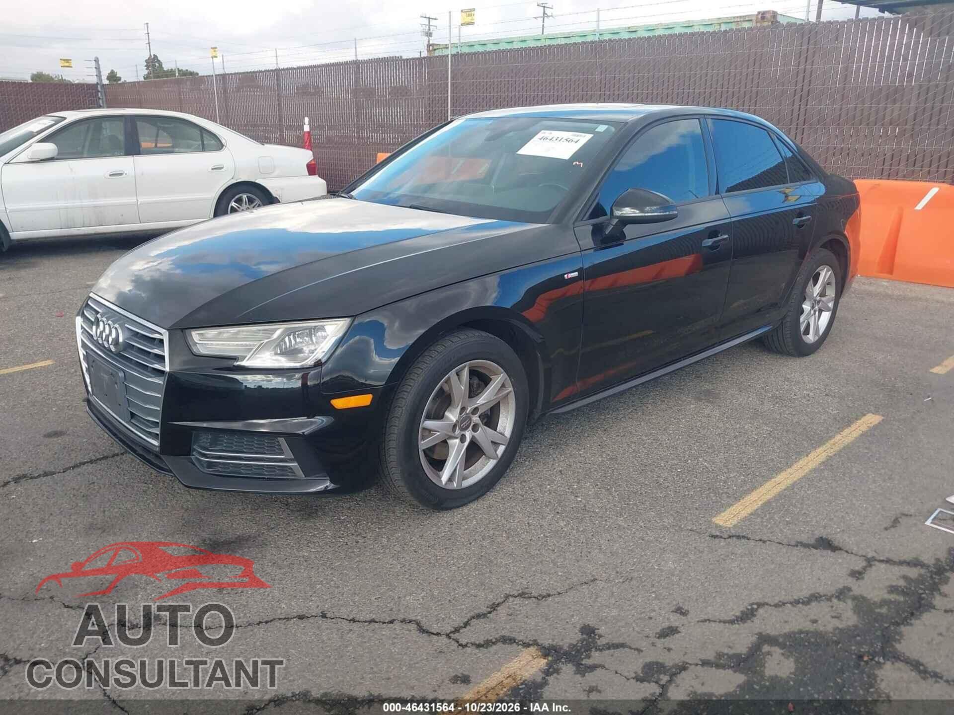 AUDI A4 2018 - WAUKMAF40JA210524