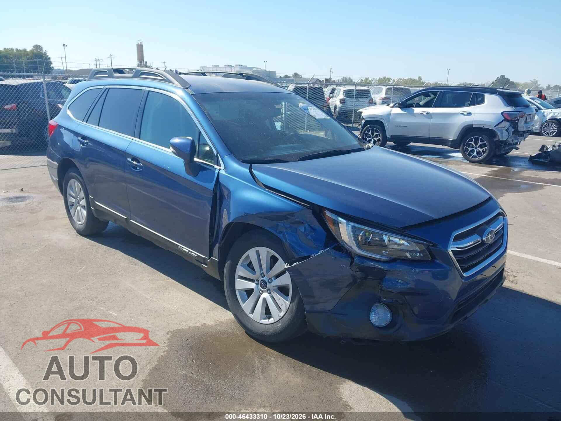 SUBARU OUTBACK 2019 - 4S4BSAFC4K3320929
