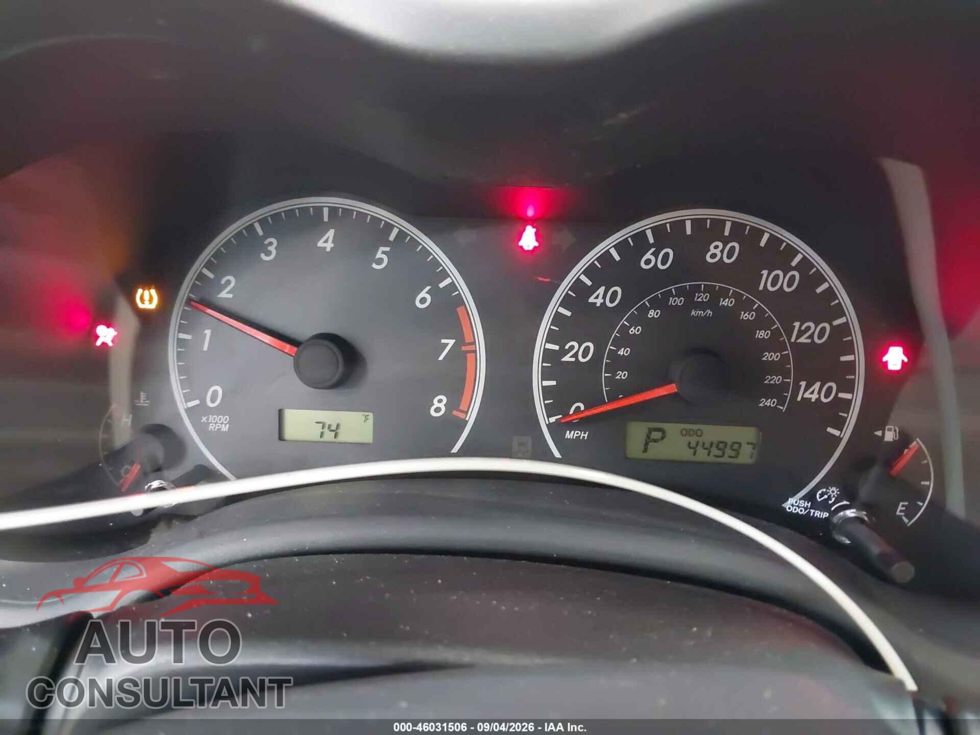 TOYOTA COROLLA 2012 - 2T1BU4EE8CC875653