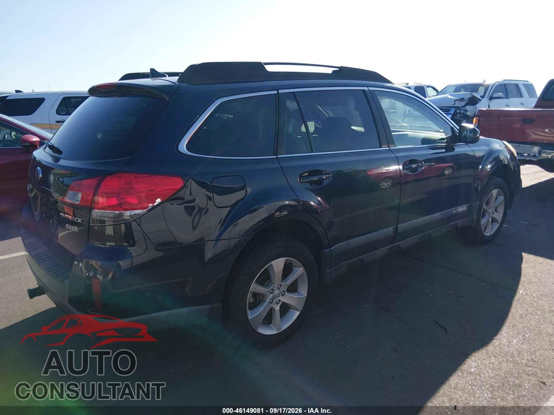 SUBARU OUTBACK 2013 - 4S4BRBLC3D3245889