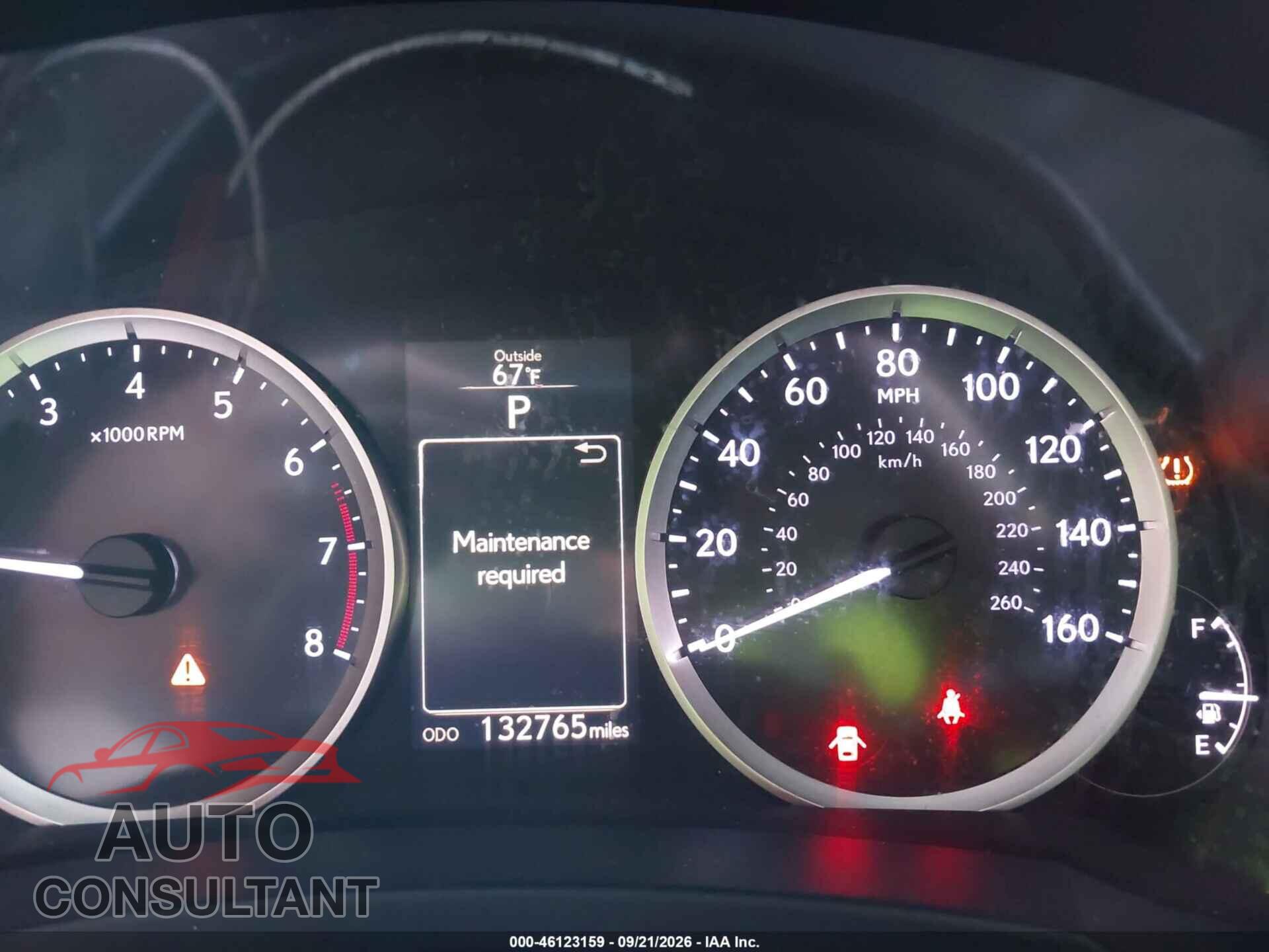 LEXUS IS 250 2014 - JTHBF1D23E5019482