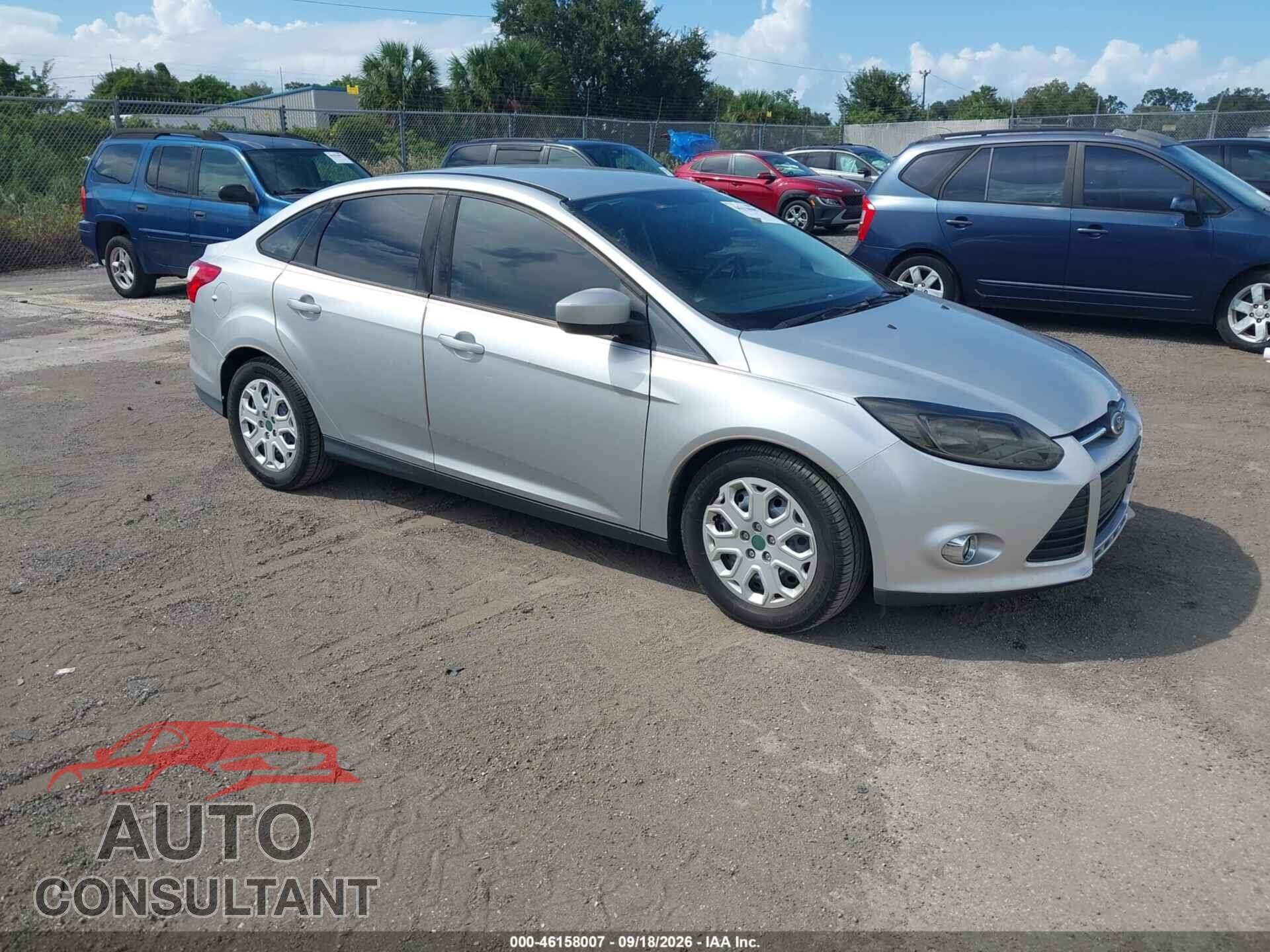 FORD FOCUS 2012 - 1FAHP3F24CL298599