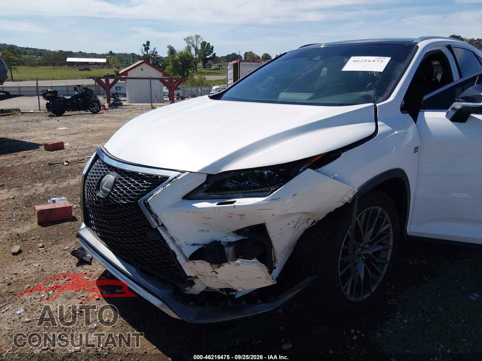 LEXUS RX 350 2017 - 2T2BZMCA6HC087958