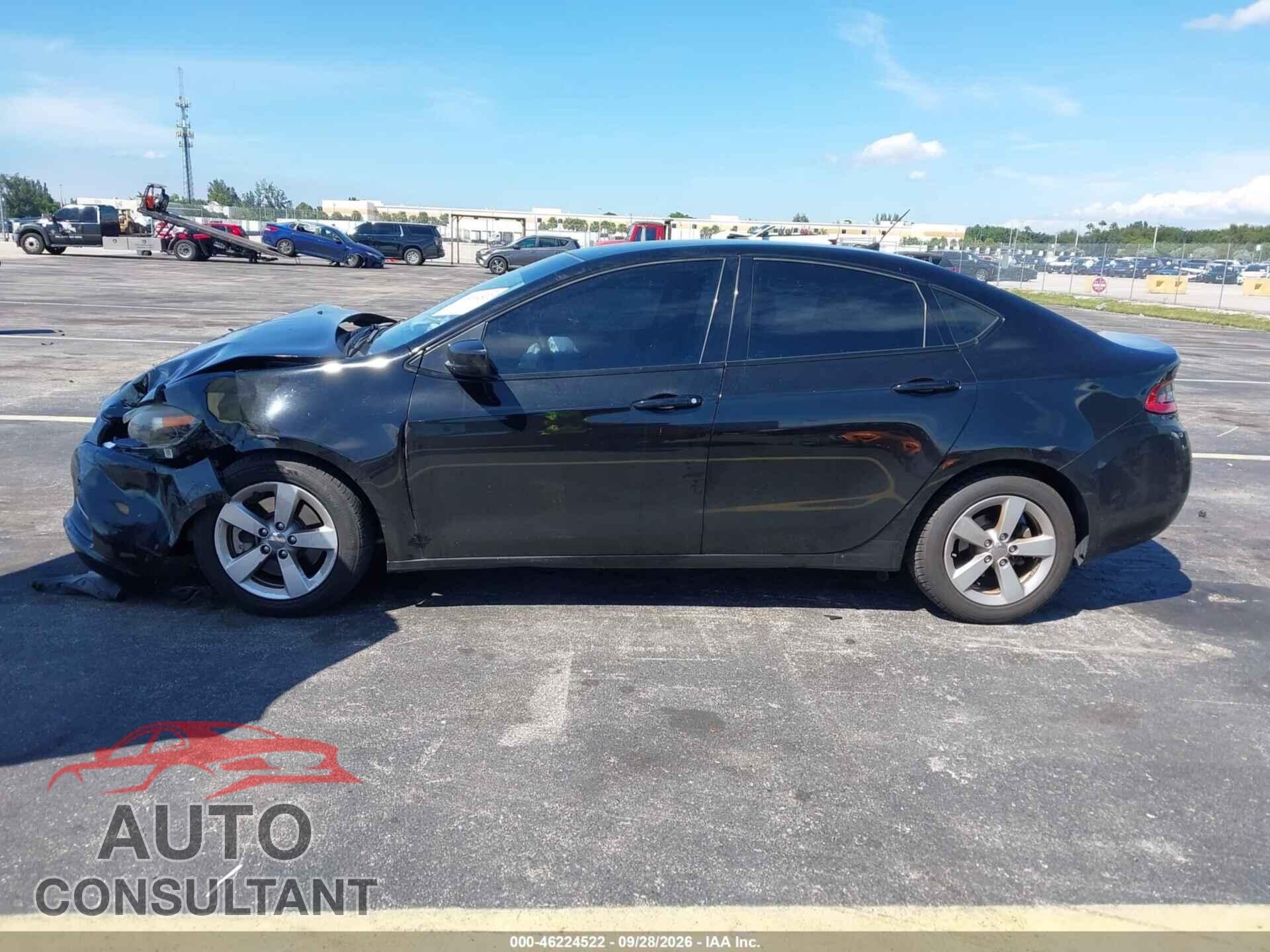 DODGE DART 2015 - 1C3CDFBB9FD221380