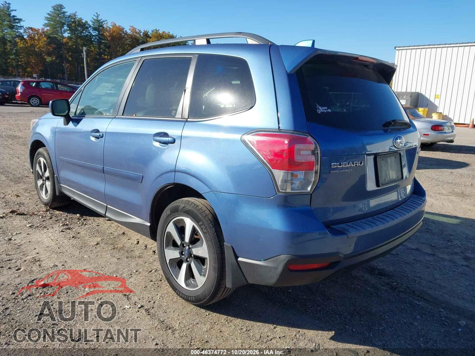 SUBARU FORESTER 2018 - JF2SJAEC3JH605794