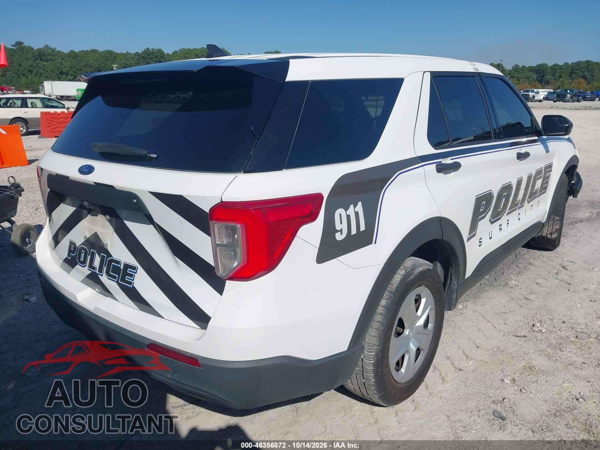 FORD POLICE INTERCEPTOR UTILITY 2021 - 1FM5K8AB2MGC40478