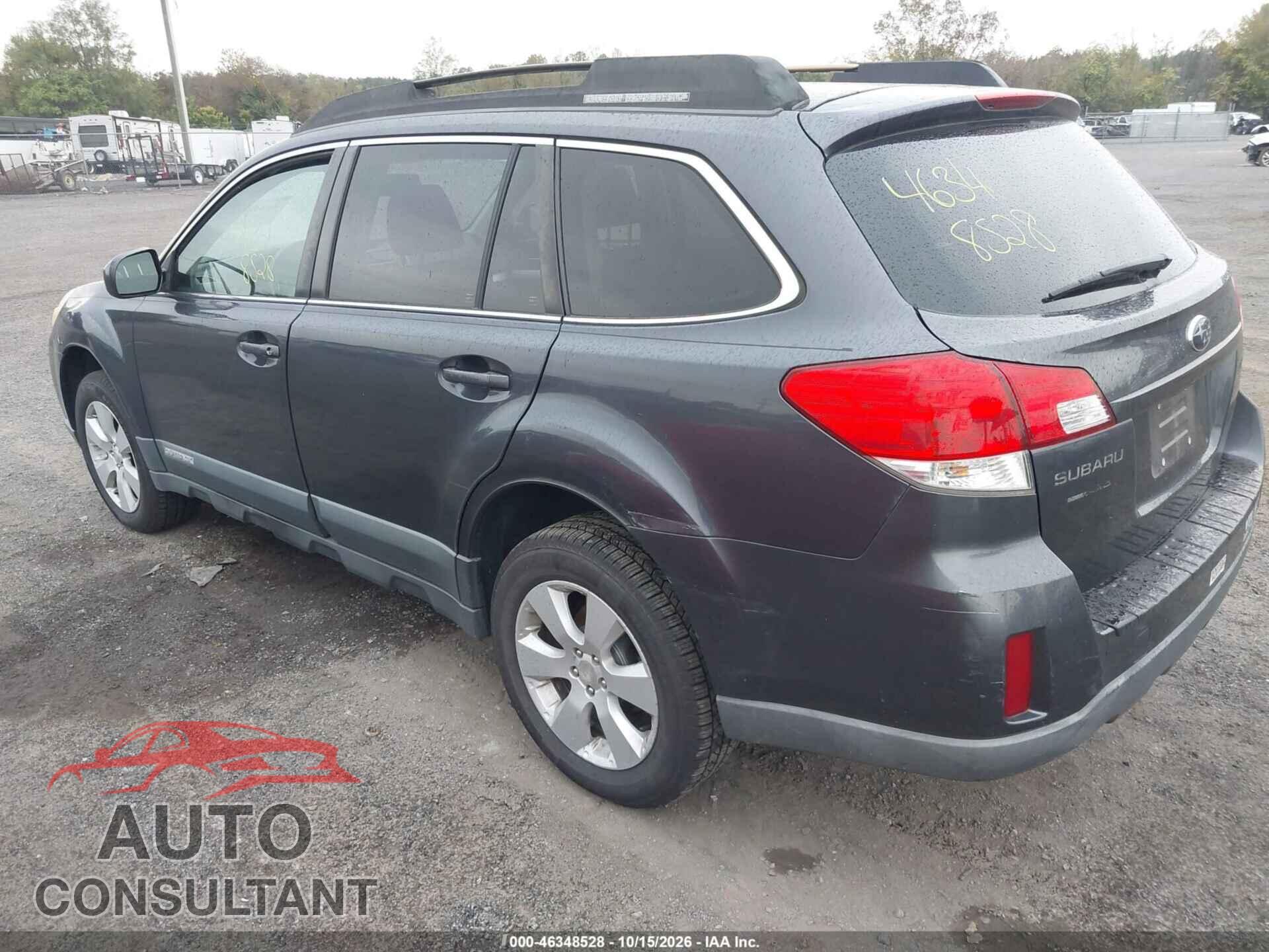 SUBARU OUTBACK 2011 - 4S4BRBCC8B3359156