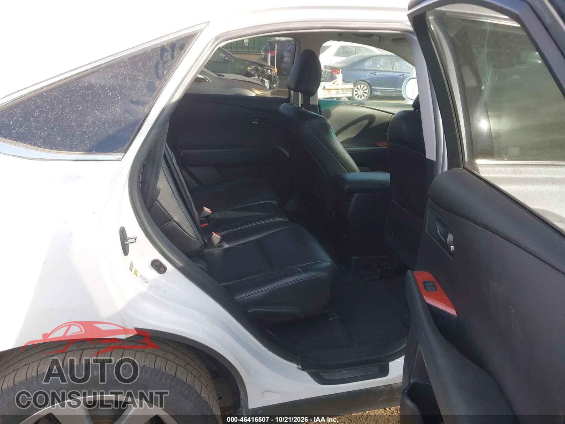 LEXUS RX 350 2011 - 2T2BK1BA0BC103082