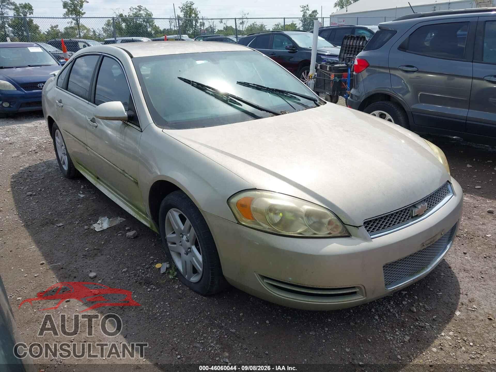 CHEVROLET IMPALA 2012 - 2G1WB5E39C1170329