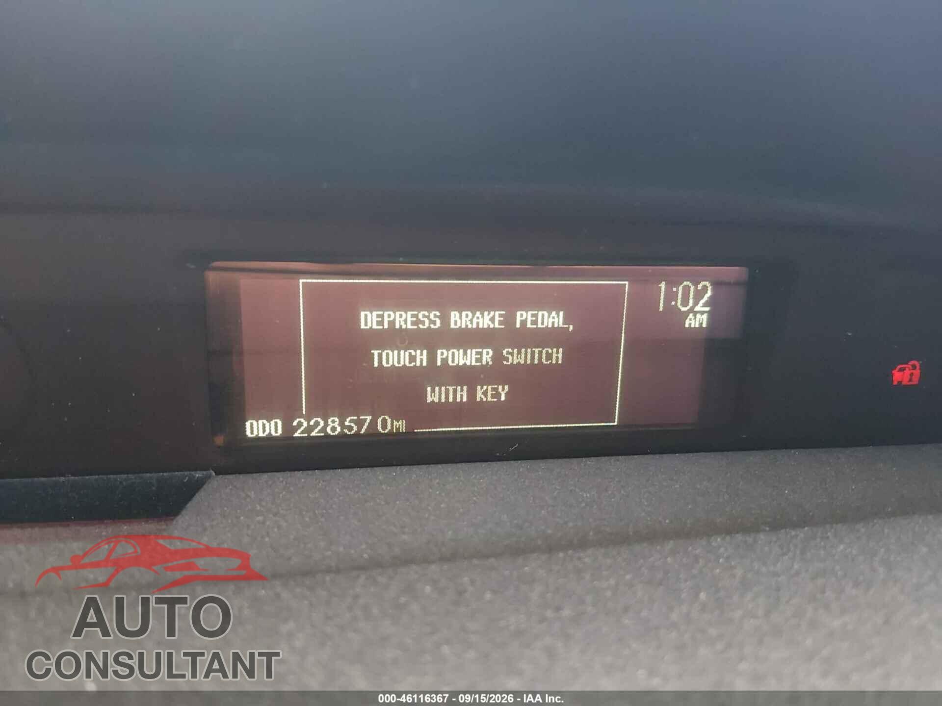 TOYOTA PRIUS 2011 - JTDKN3DU8B1429683