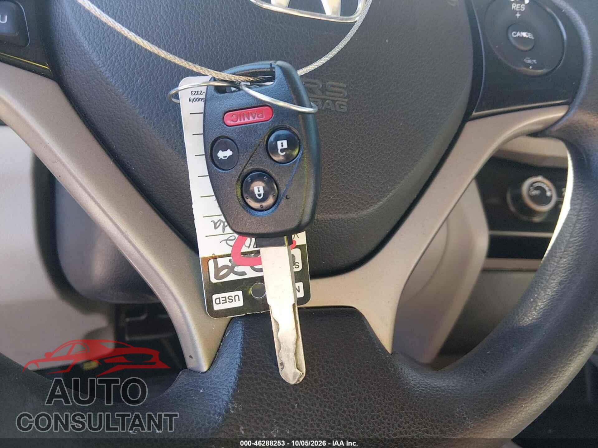 HONDA CIVIC 2012 - 2HGFG3B59CH539248