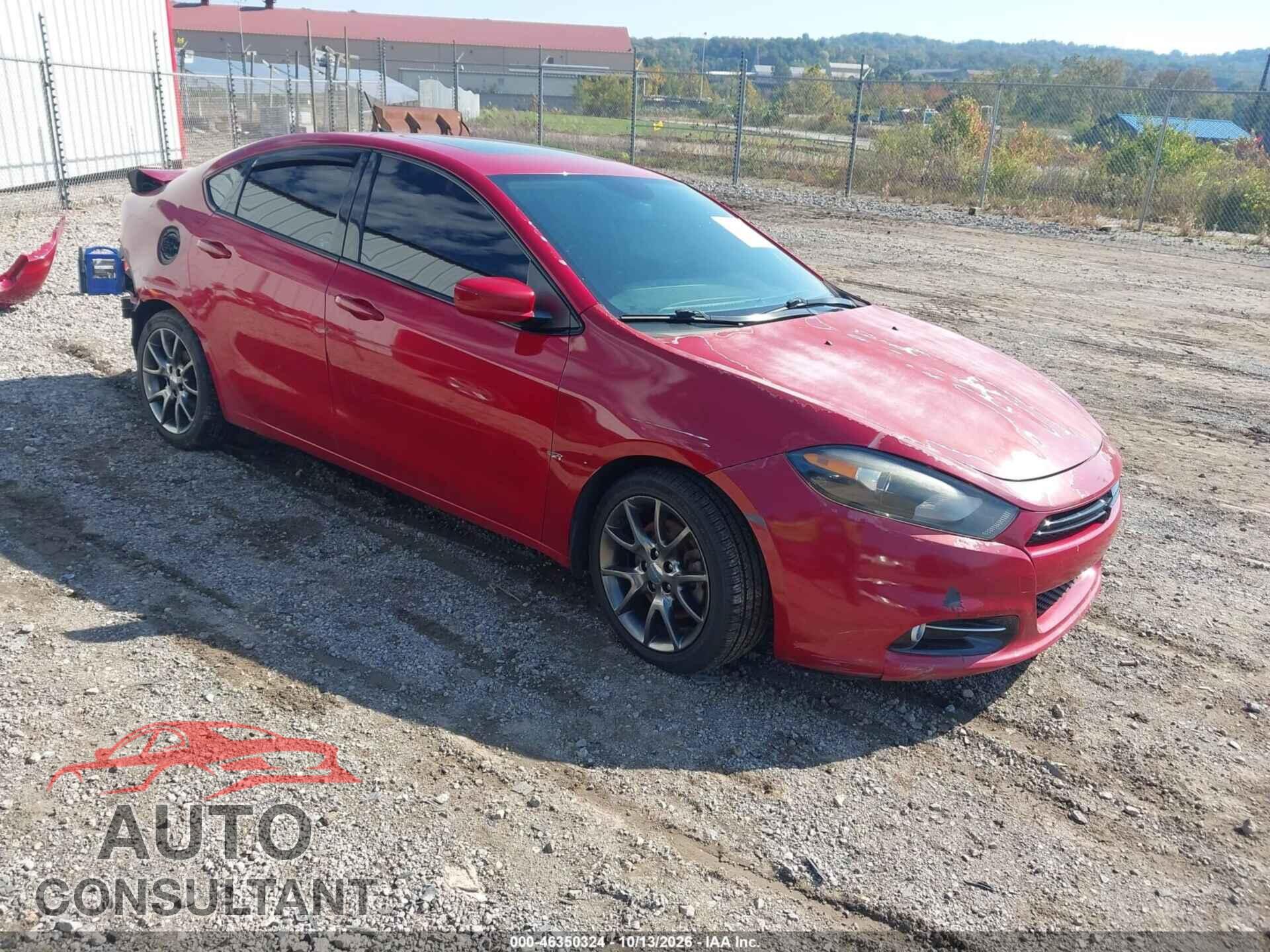 DODGE DART 2013 - 1C3CDFBA0DD331139