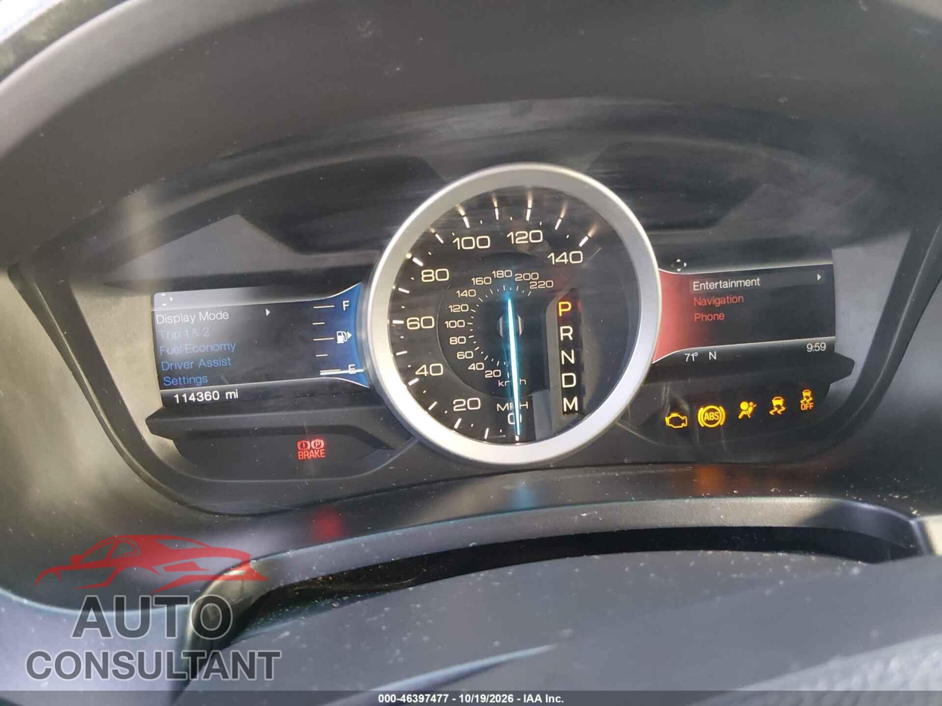 FORD EXPLORER 2014 - 1FM5K7F80EGB33339