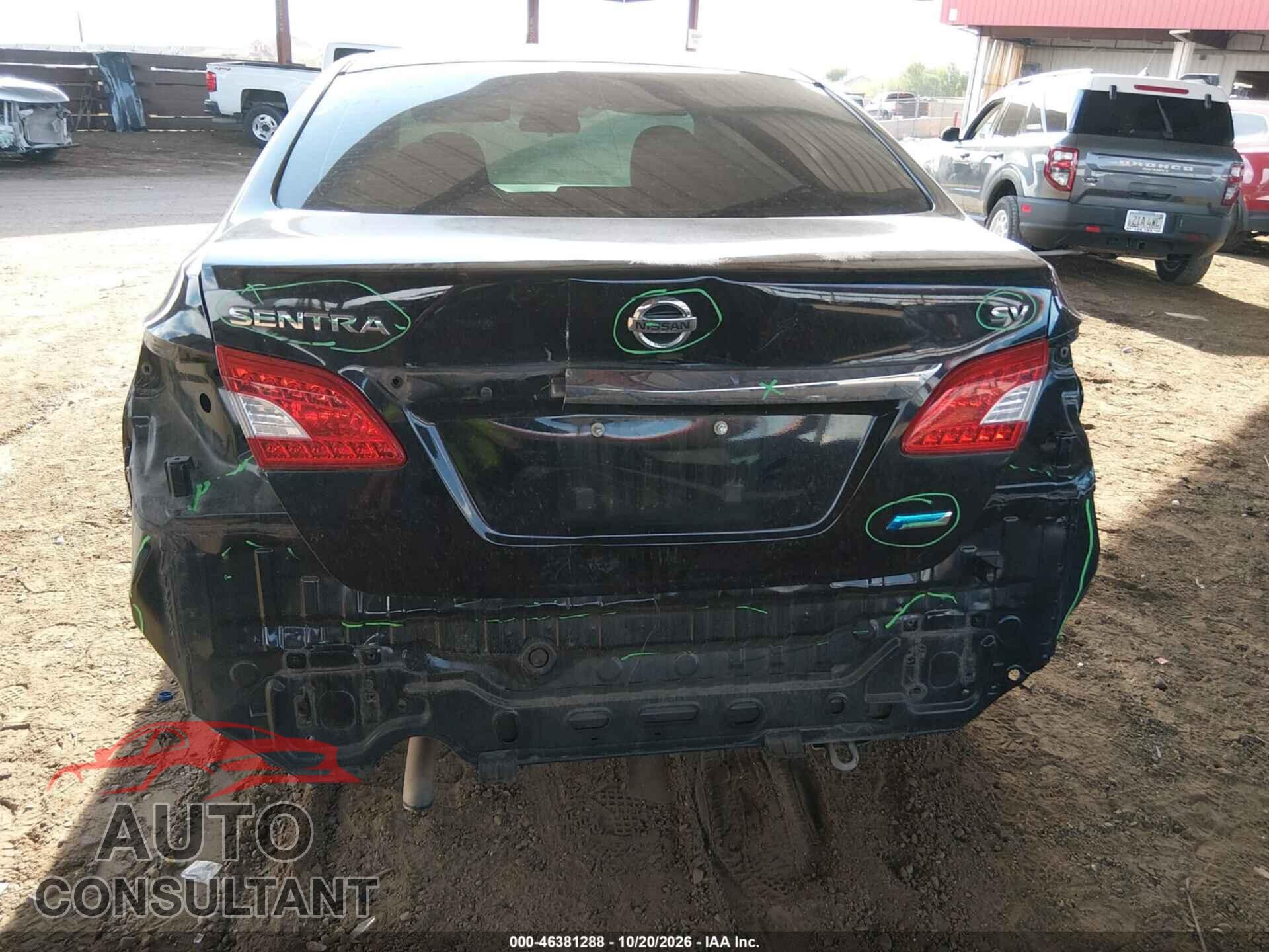 NISSAN SENTRA 2014 - 1N4AB7AP4EN852970