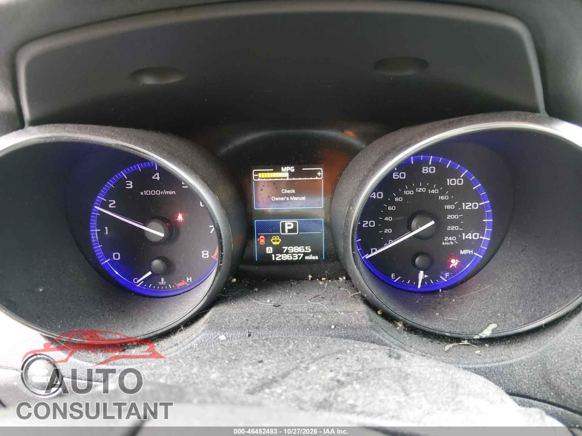 SUBARU OUTBACK 2015 - 4S4BSAJC3F3258260