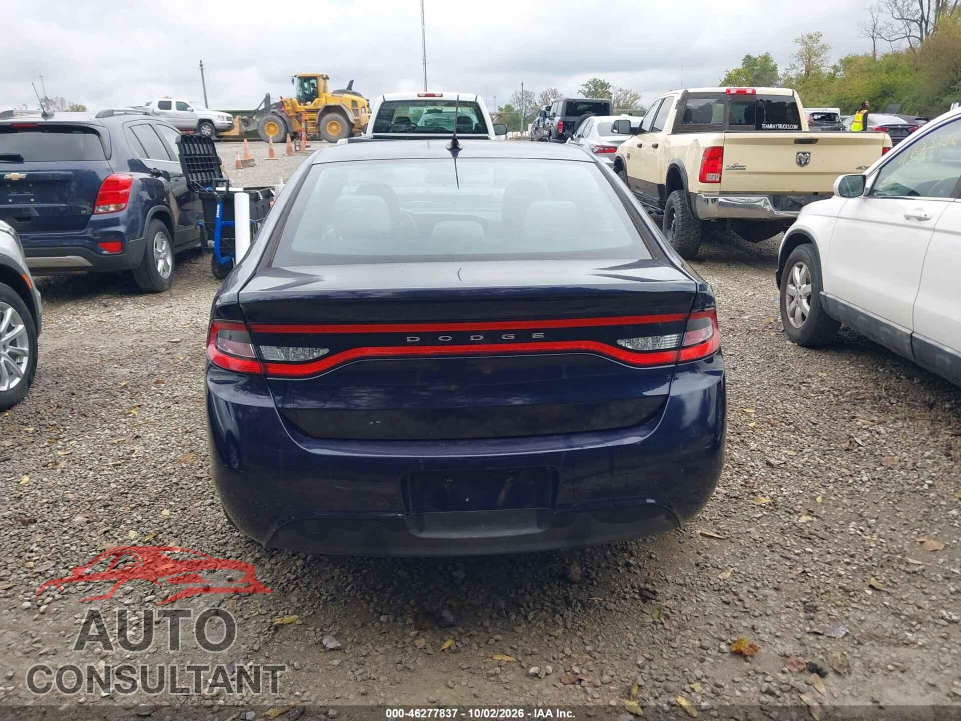 DODGE DART 2013 - 1C3CDFBA3DD137205