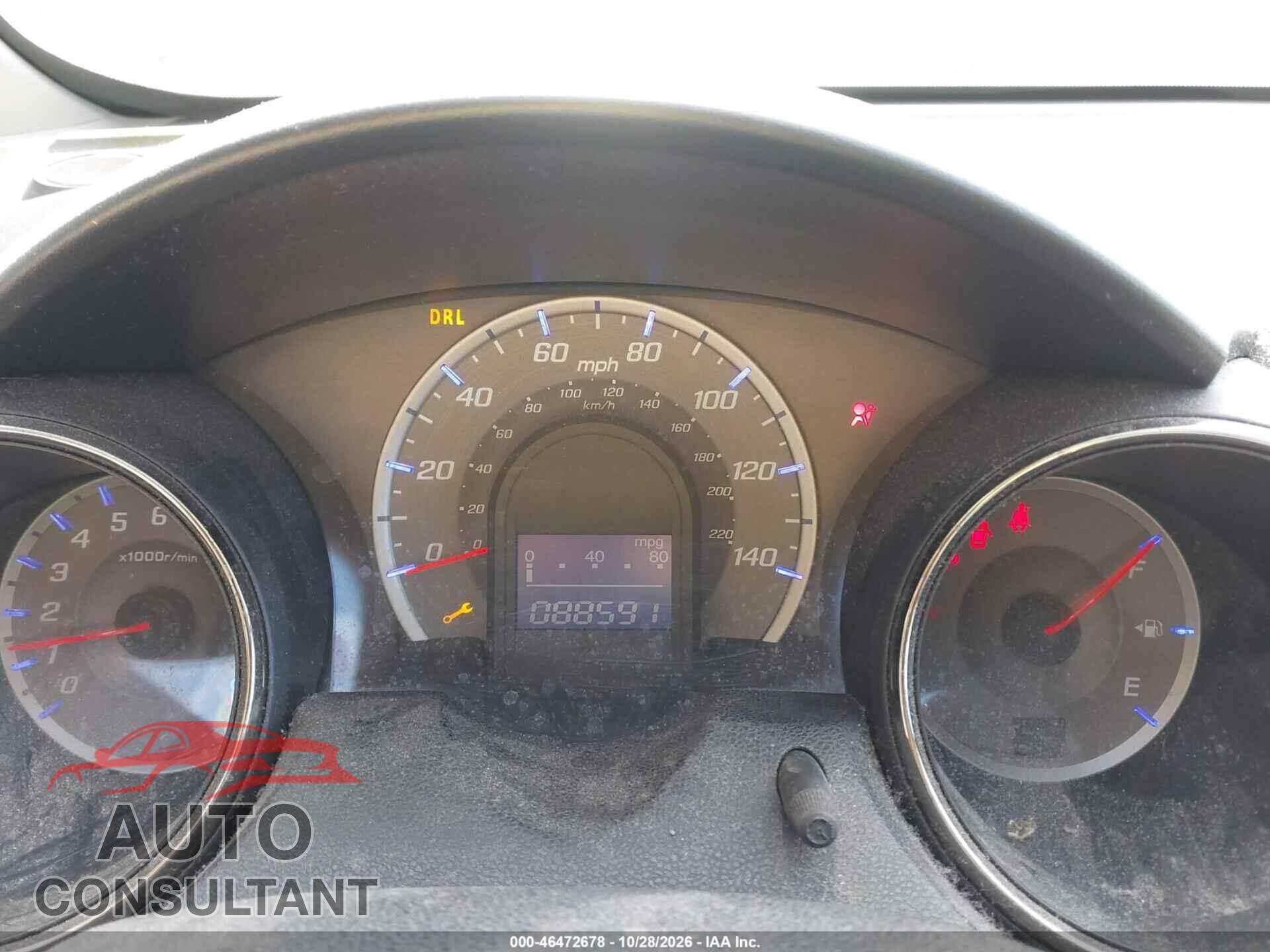 HONDA FIT 2013 - JHMGE8H60DC045353
