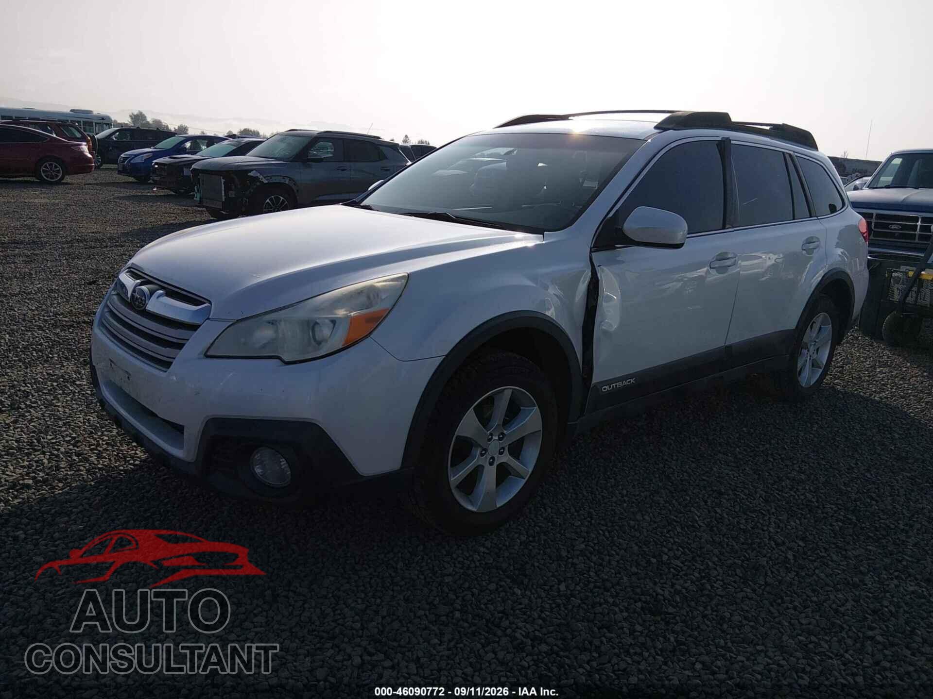 SUBARU OUTBACK 2013 - 4S4BRBCC4D1285992