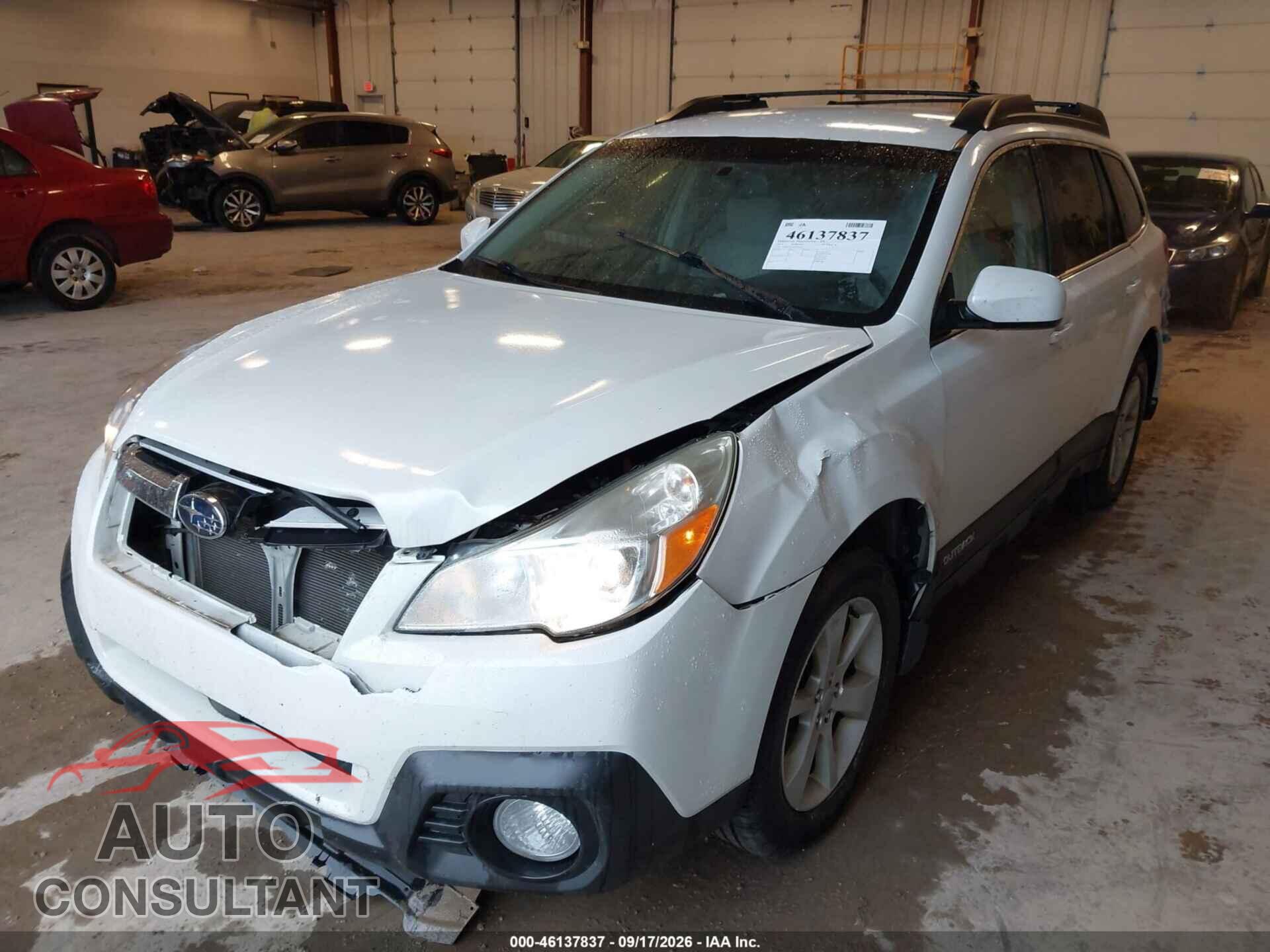 SUBARU OUTBACK 2014 - 4S4BRCCC6E3228110