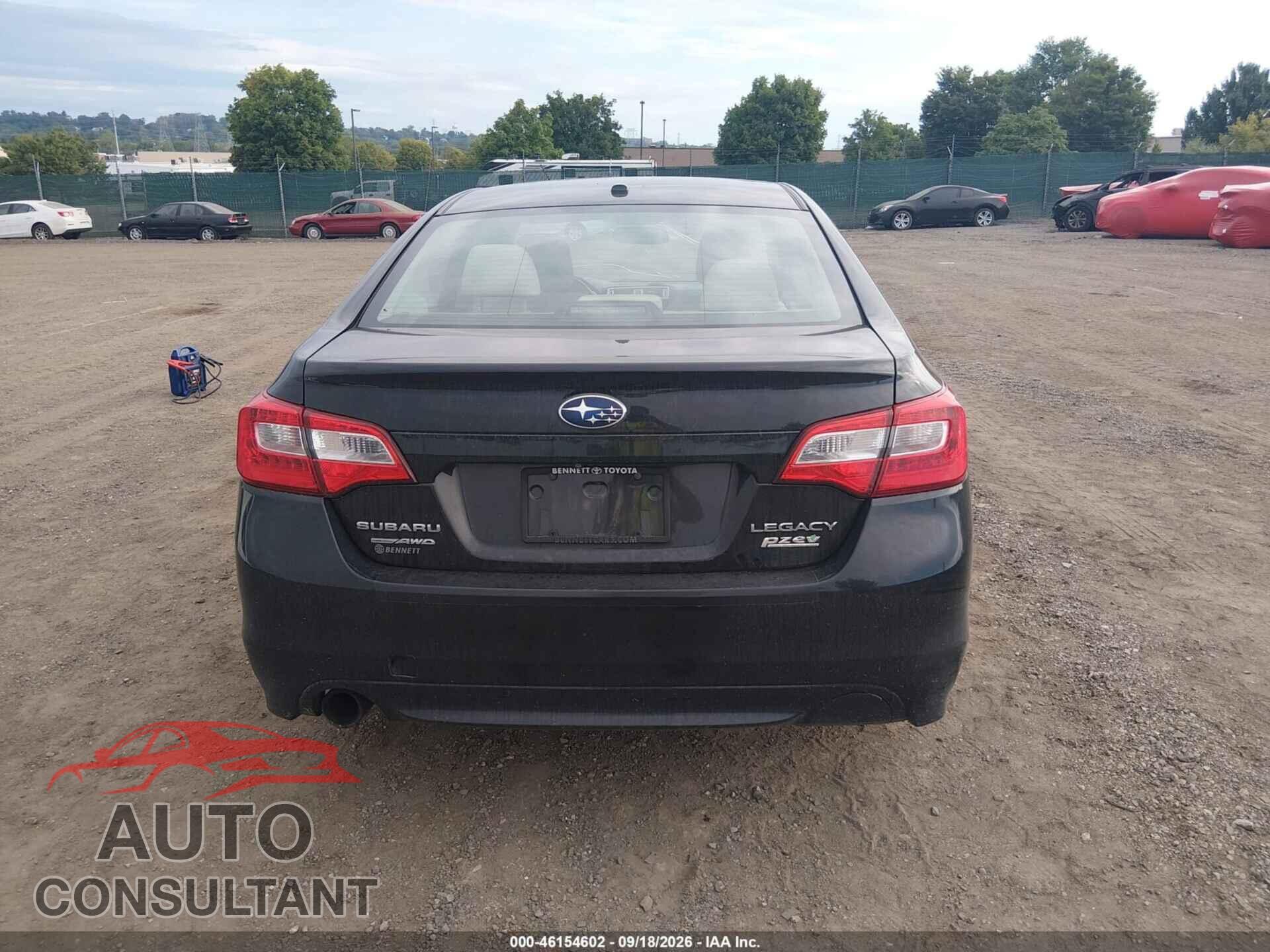 SUBARU LEGACY 2015 - 4S3BNAD63F3049165