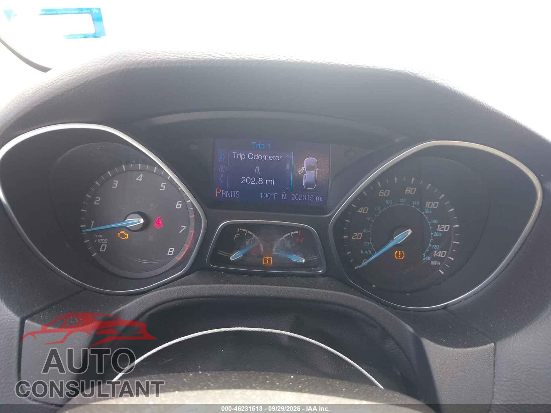 FORD FOCUS 2013 - 1FADP3F24DL265750
