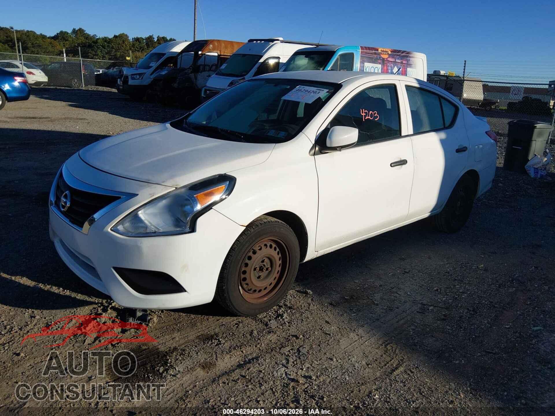 NISSAN VERSA 2017 - 3N1CN7AP6HL816506