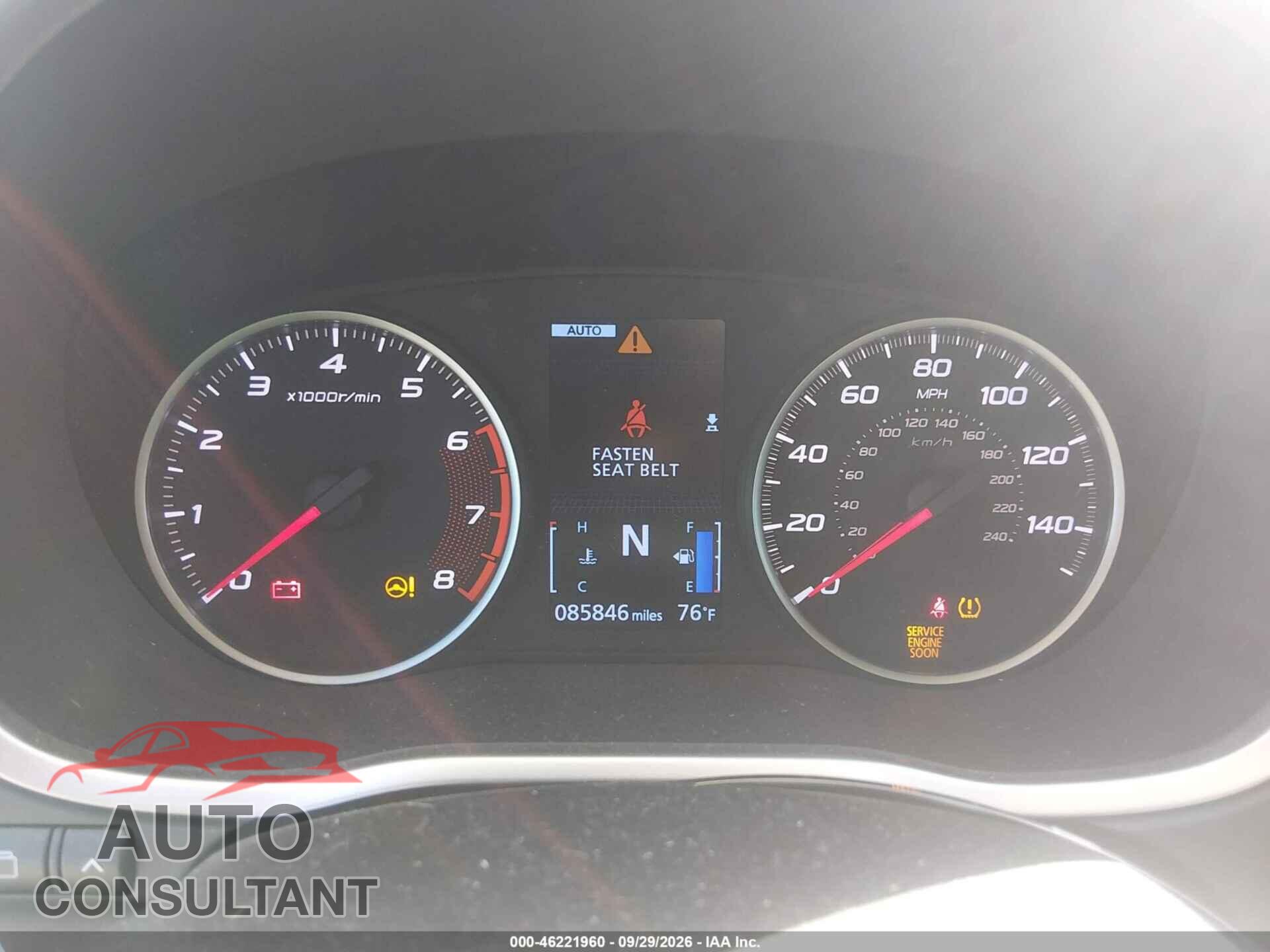 MITSUBISHI CRUZ ECLIPSE 2018 - JA4AT3AA3JZ040293